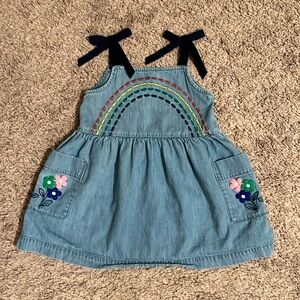 Hanna Andersson Girls Chambray Dress 3T